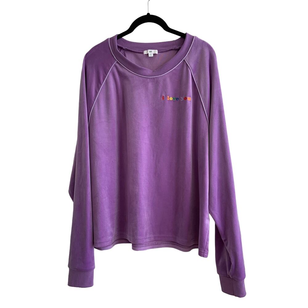 Be Proud by BP XL Gender Inclusive Pride Velour Top